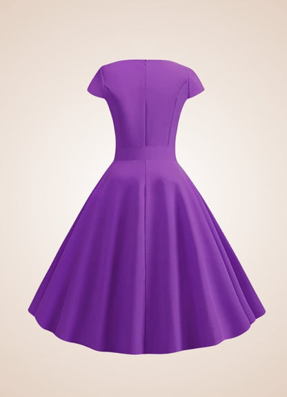 Violet Bowknot Summer Dress UK