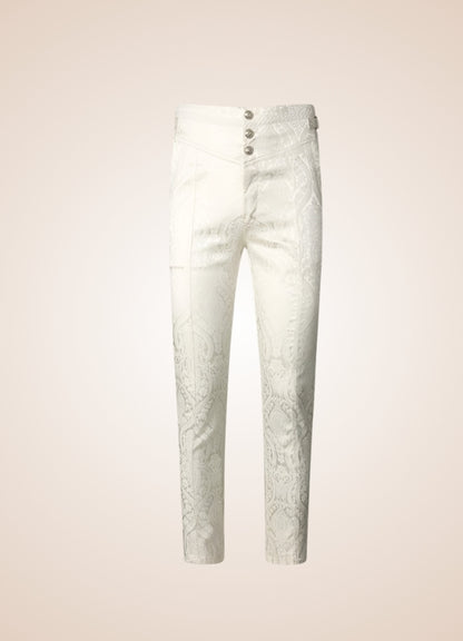 White Steampunk Pants UK