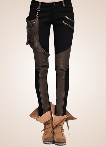 Woman Steampunk Style Pants UK