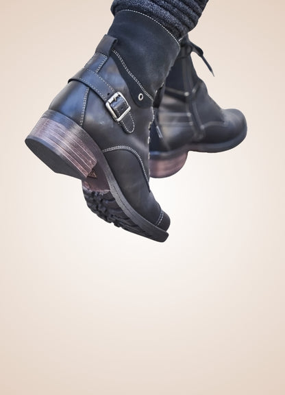 Women's Casual Steampunk Ankle Boots UK