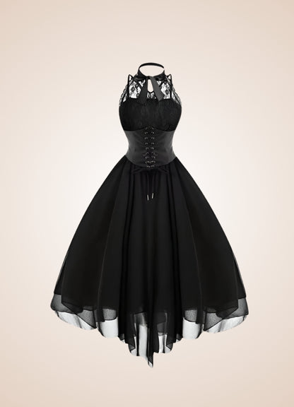 Women's Collar Steampunk Dress UK