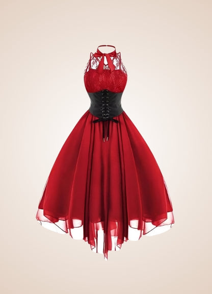 Women's Collar Steampunk Dress UK