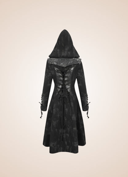 Women's Gothic Punk Hooded Jacket UK