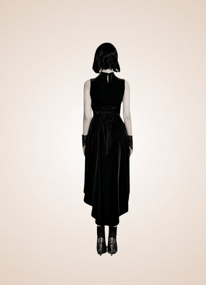 Women's Gothic Sleeveless Dress UK