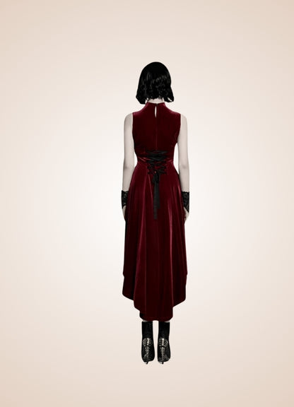 Women's Gothic Sleeveless Dress UK