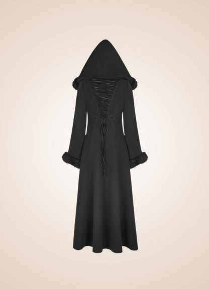 Women's Gothic Winter Hooded Coat UK