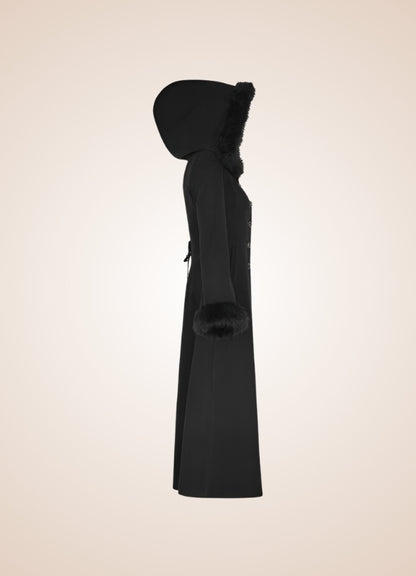 Women's Gothic Winter Hooded Coat UK