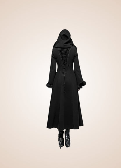 Women's Gothic Winter Hooded Coat UK