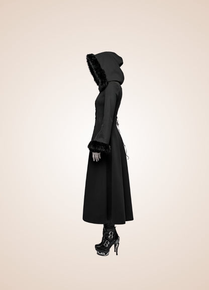 Women's Gothic Winter Hooded Coat UK