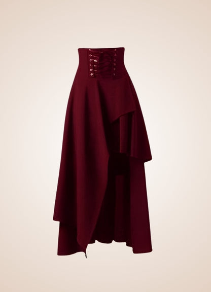 Women's Medieval Asymmetrical Steampunk Skirt UK