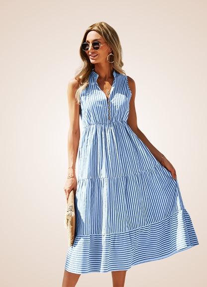 Women's Sleeveless Summer Dress UK