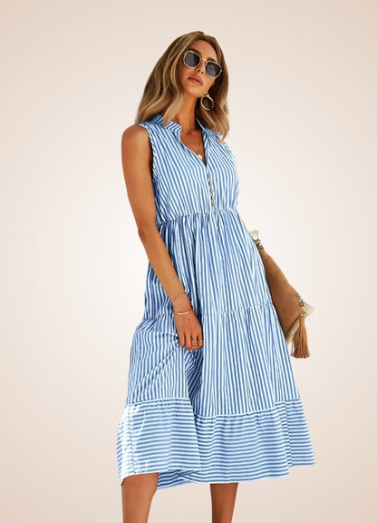 Women's Sleeveless Summer Dress UK