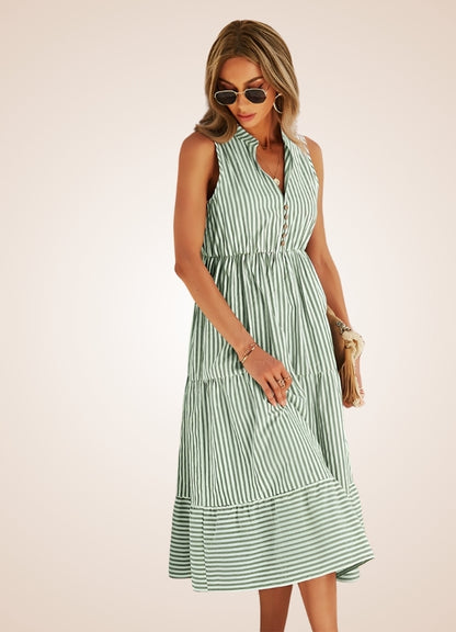 Women's Sleeveless Summer Dress UK