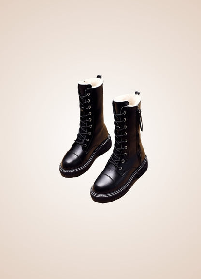 Women's Steampunk Leather Boots UK