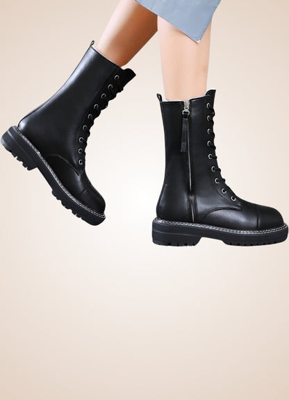 Women's Steampunk Leather Boots UK