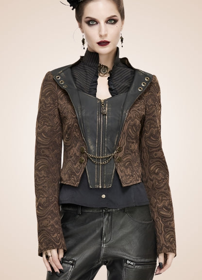 Women's Steampunk Leather Jacket UK