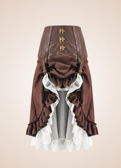 Women's Steampunk Long Skirt UK