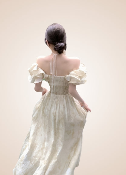 Women's Steampunk Off Shoulder Dress UK