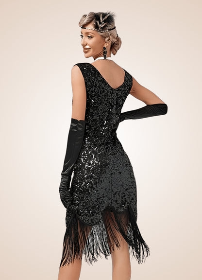 Women's Steampunk Sequin Dress UK