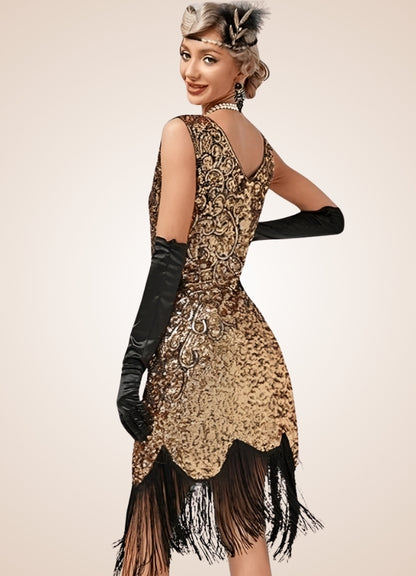 Women's Steampunk Sequin Dress UK